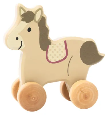 Produktbild von Sterntaler Rollspielzeug Holz Pferd Sunny - Fördert kreative Fähigkeiten und Mot