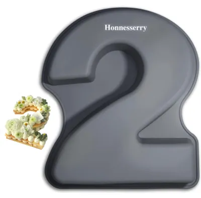 Silikon-Backform Nummer 2 – für Kuchen, 25,4 x 19,5 cm