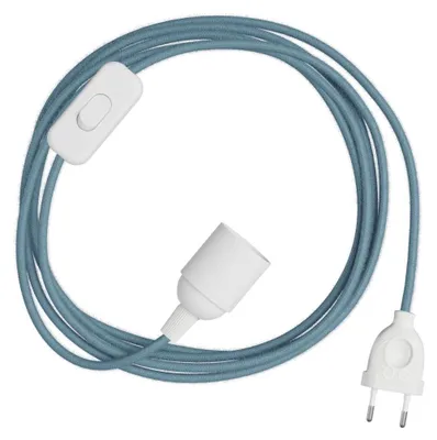 Image de Creative Cables - SnakeBis - Câblage avec douille et câble en tissu coloré