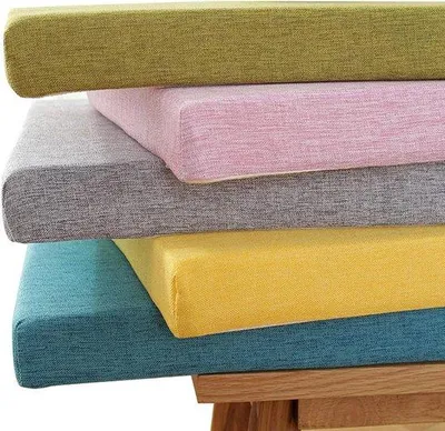 Obrázok produktu pre Terrasbank – Pohodlný sedací vankúš – Vodoodpudivý a prateľný – 150 x 30 x 4 cm – Žltý