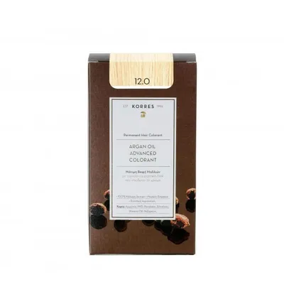 Produktbild von KORRES Arganöl Advanced Colorant – Permanente Haarfarbe 12.0 Special Blonde