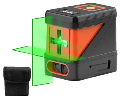 Obrázok produktu pre Laserová vodováha, laser s dvoma líniami, kompaktná konštrukcia, HDL2G1-B-a