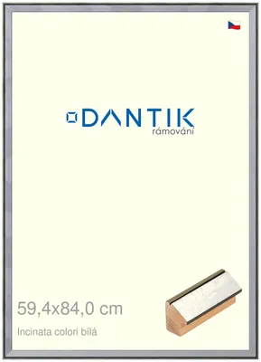 Obrázok produktu pre DANTIK rám 59,4x84 | INCLINATA farba biela (Plexi Clear)