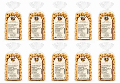 Produktbild von La Cuoca Pugliese - Taralli Friabili Bolliti - Knusprige italienische Snackkringel aus Apulien 10 x 300 g