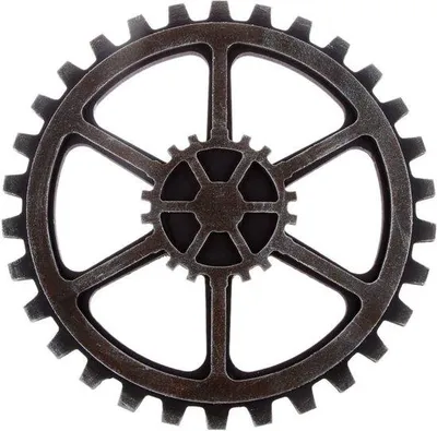 Obrázek produktu pro Umělecké dílo ve stylu steampunk – přístroj, nástěnná dekorace, 24 cm