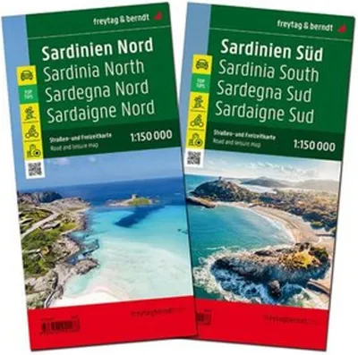 Obrázek produktu pro Sardinie, silniční mapa 1:150 000, freytag & berndt