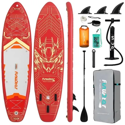 Obrázok produktu pre Doska na paddleboarding, s protišmykovým povrchom, maximálna nosnosť 165 kg, model SUPFW50C