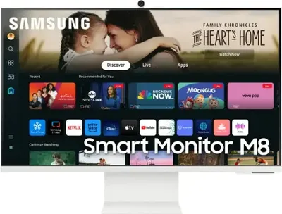 Produktbild von Samsung M80D, 81,3 cm (32"), 3840 x 2160 Pixel, 4K Ultra HD, LED, 4 ms, Weiß
