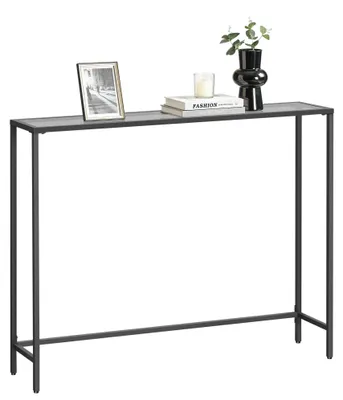 Produktbild von VASAGLE Konsolentisch, Beistelltisch, Oberfläche aus Hartglas, moderner Sofatisc