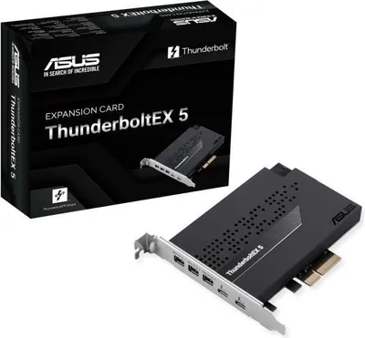 Zdjęcie produktu dla Karta rozszerzeń ASUS ThunderboltEX 5 Thunderbolt 4 i USB4