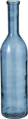 Produktbild von Mica Decorations Rioja Glasflasche - H75 x Ø18 cm - Recyceltes Glas - Hellblau
