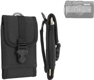 Produktbild von K-S-Trade Kameratasche Gürteltasche kompatibel mit OM System TG-7 Outdoor Gürtel Tasche für Kompaktkamera Holster Fototasche wasserabweisend
