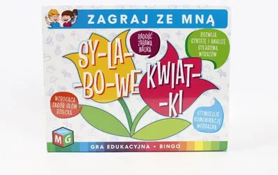 Obrázok produktu pre Slabičné kvety vzdelávacia hra 00884