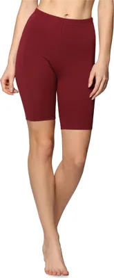 Produktbild von Bellivalini Damen Kurze Leggings aus Baumwolle BLV50-157 (Weinrot, S)