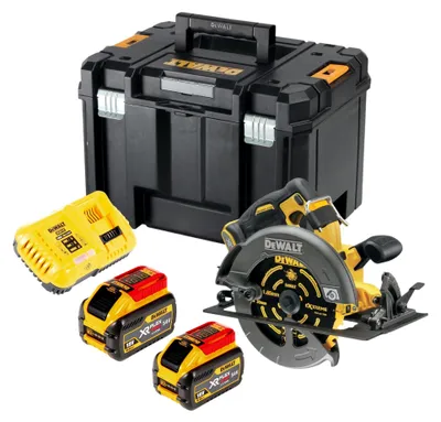 Image de Scie circulaire sans fil 54V XR FlexVolt 190 mm Brushless + lame + TSTAK DeWALT DCS 578 NT - sans batterie, sans chargeur