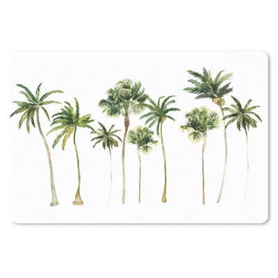 Produktbild von MuchoWow® Schreibtischunterlage Dschungel - Palme - Grün 60x40 cm - XXL Mauspad - Großes Mauspad