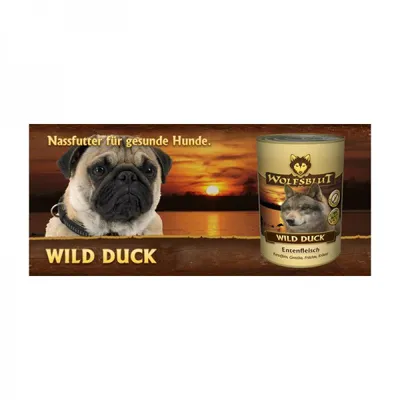 Produktbild von WOLFSBLUT ¦ Wild Duck - 6 x 395g ¦ nasses Hundefutter in Dosen