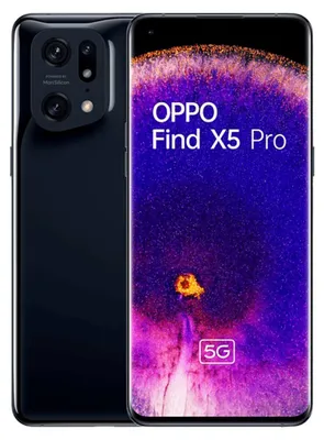 Imagen del producto de OPPO Find X5 Pro CPH2305, pantalla de 17 cm (6.7"), 12 GB de RAM, 256 GB de almacenamiento, cámara de 50 MP, sistema operativo Android 12, color negro
