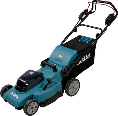 Image de Tondeuse autotractée 48 cm 36V (2x18V) LXT - MAKITA - avec 2 batteries 18V 5.0Ah - chargeur double - DLM481CT2