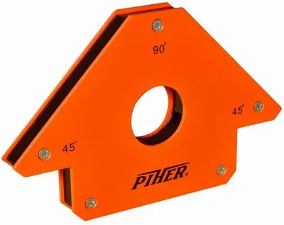 Image de Equerre magnétique PIHER de 45° et 90° - 14 cm x 14 cm - 29005