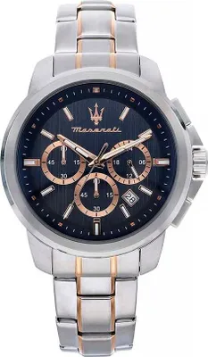A close-up studio shot of a men's watch.