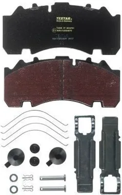 Produktbild von TEXTAR 2930701 Bremsbeläge Satz Hinten