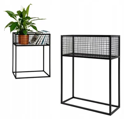 Produktbild von Your Loft Design Dax L Blumenständer Metall Schwarz Modern
