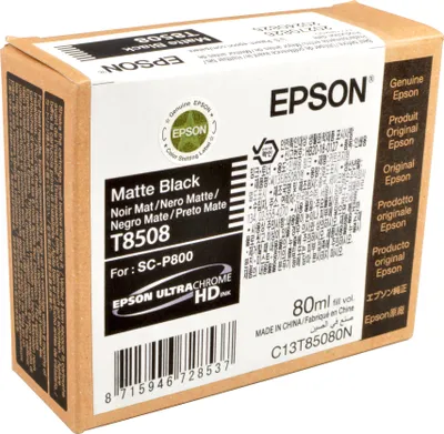 Productafbeelding van EPSON C13T85080N EPSON T8508  Matt schwarz Druckerpatrone
