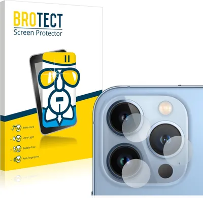 Produktbild von BROTECT Schutzglas für Apple iPhone 13 Pro (NUR Kameraschutz) Schutzfolie Panzer Folie Glas Display Schutz klar