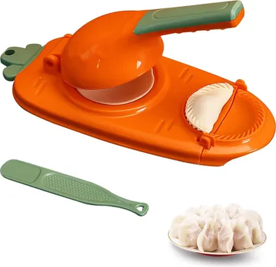 Produktbild von Teigformer für Dumplings & Bao, Handlicher Teigroller, PP, Praktisch, Schnell, Einfach, Langlebig