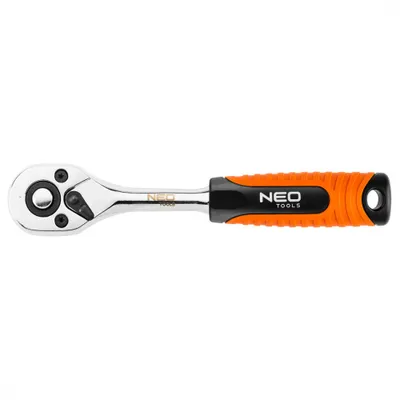 Obrázok produktu pre NEO TOOLS Priama račňa 3/8", 210 mm, 45T