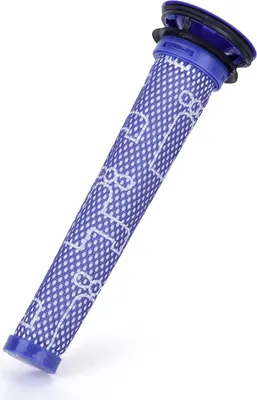 A close-up studio shot of a vacuum cleaner filter.