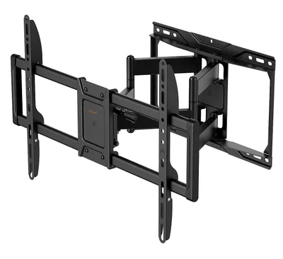 Produktbild von TV Fernseher Wandhalterung | XXL 37-90 Zoll | 75 kg | 120° schwenkbar - neigbar - ausziehbar | VESA 600x400 | Doppelarm | Kabelmanagement | schwarz