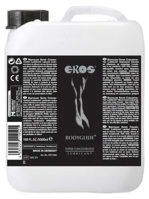 Produktbild von Eros Super Concentrated Bodyglide Gleitgel - 5L Kanister - auf Silikonbasis - für langanhaltendes Vergnügen