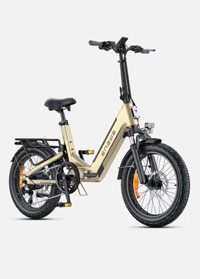 Produktbild von 2025 Engwe L20 3.0 Boost e-bike e-bike skládací kola pánská dámská městská e-country kola elektrické kolo 2 hodiny 8A rychlé nabíjení zlaté