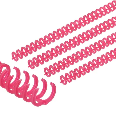 Produktbild von Solidchoice – Set mit 25 Kunststoff-Spiralbindungen in Rosa