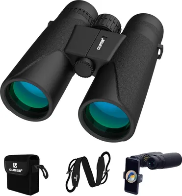 Produktbild von Kompakte 12x42 Fernglas mit Telefonadapter für Vogelbeobachtung und Outdoor-Aktivitäten