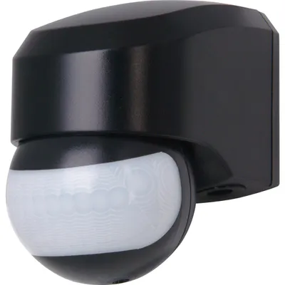 Produktbild von Kopp 823705014, Wand, Schwarz, IP44, 5 - 720 s, 2,5 m, 110°