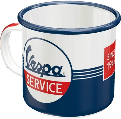 Produktbild von Nostalgic-Art - Emaille-Becher - Vespa - Vespa-Service