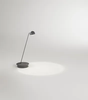 Obrázok produktu pre Nastaviteľná stolná LED lampa 7 W, 3000 K – 6000 K, v matnej antracitovej farbe s integrovaným dotykovým stmievačom, výška 47 cm – Perenz