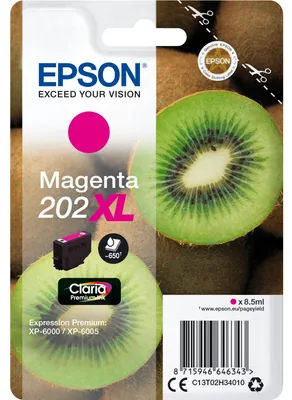 Produktbild von Epson Tintenpatrone magenta Claria Premium 202 XL T 02H3