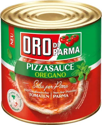 Oro di Parma Pizza Sauce Oregano würzige Grundlage Dose 2650ml