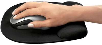 Produktbild von Fellowes 9176501, Schwarz, Einfarbig, Stoff, Memory-Schaum, Handgelenkauflage