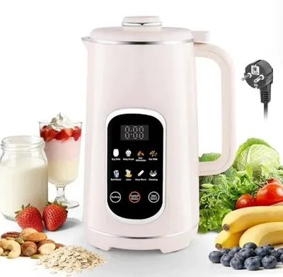 Zdjęcie produktu dla Maszynka do mleka orzechowego 1 2 l urządzenie 8 w 1 stal nierdzewna