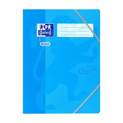 Produktbild von Oxford by ELBA Eckspannermappe Touch DIN A4+ meerblau