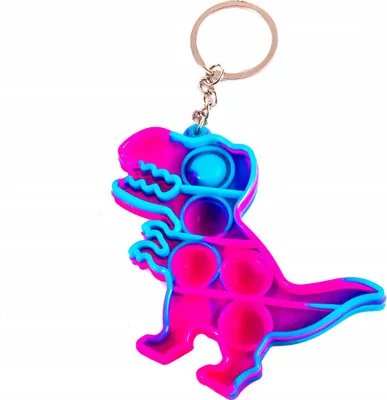 Produktbild von Pop It Schlüsselanhänger Fidget Toy Anti-Stress Spielzeug Bunt für Kinder & Erwachsene