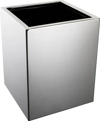 Produktbild von VIVANNO Blumentopf Edelstahl ACENTO CUBICO Würfel, Edelstahl poliert poliert - 16x16x20 cm