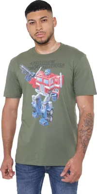 Produktbild von Transformers - "Old School" T-Shirt für Herren TV1761 (L) (Militärgrün)