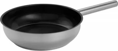 Produktbild von Combekk 152528, Rund, Allzweckpfanne, Schwarz, Edelstahl, Keramik, Edelstahl, 6 mm