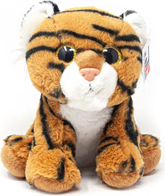 Image de Cornelissen - Doudou - gloubiboulga de tigre brun - 25 cm
